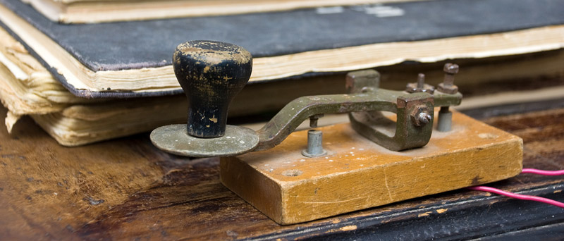 Morse Code telegraph apparatus